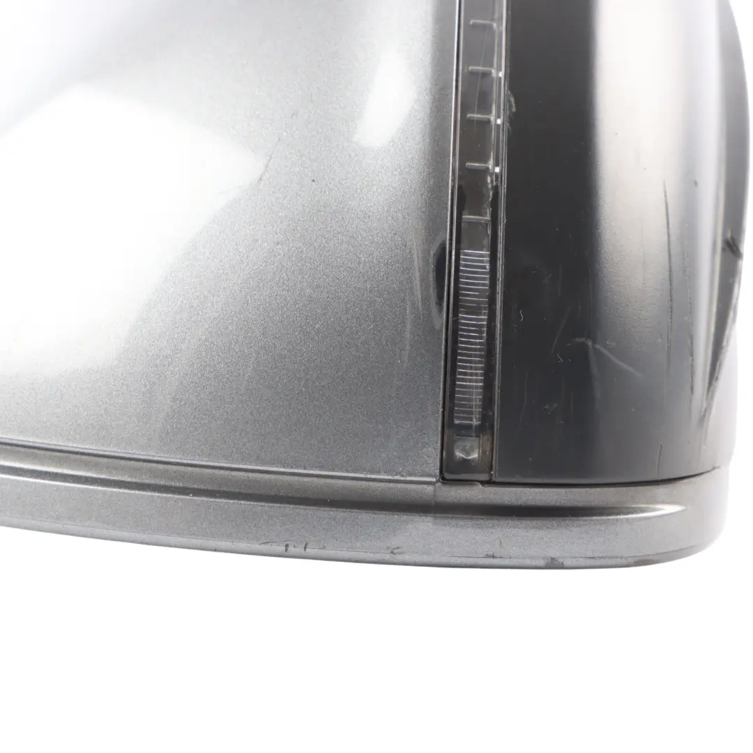Audi Q7 4L Front Mirror Wing Door Electric Power Right O/S Graphite Grey - M7W - SKU RHD-4L2857410BE-GGR - Part number 4L2857410BE