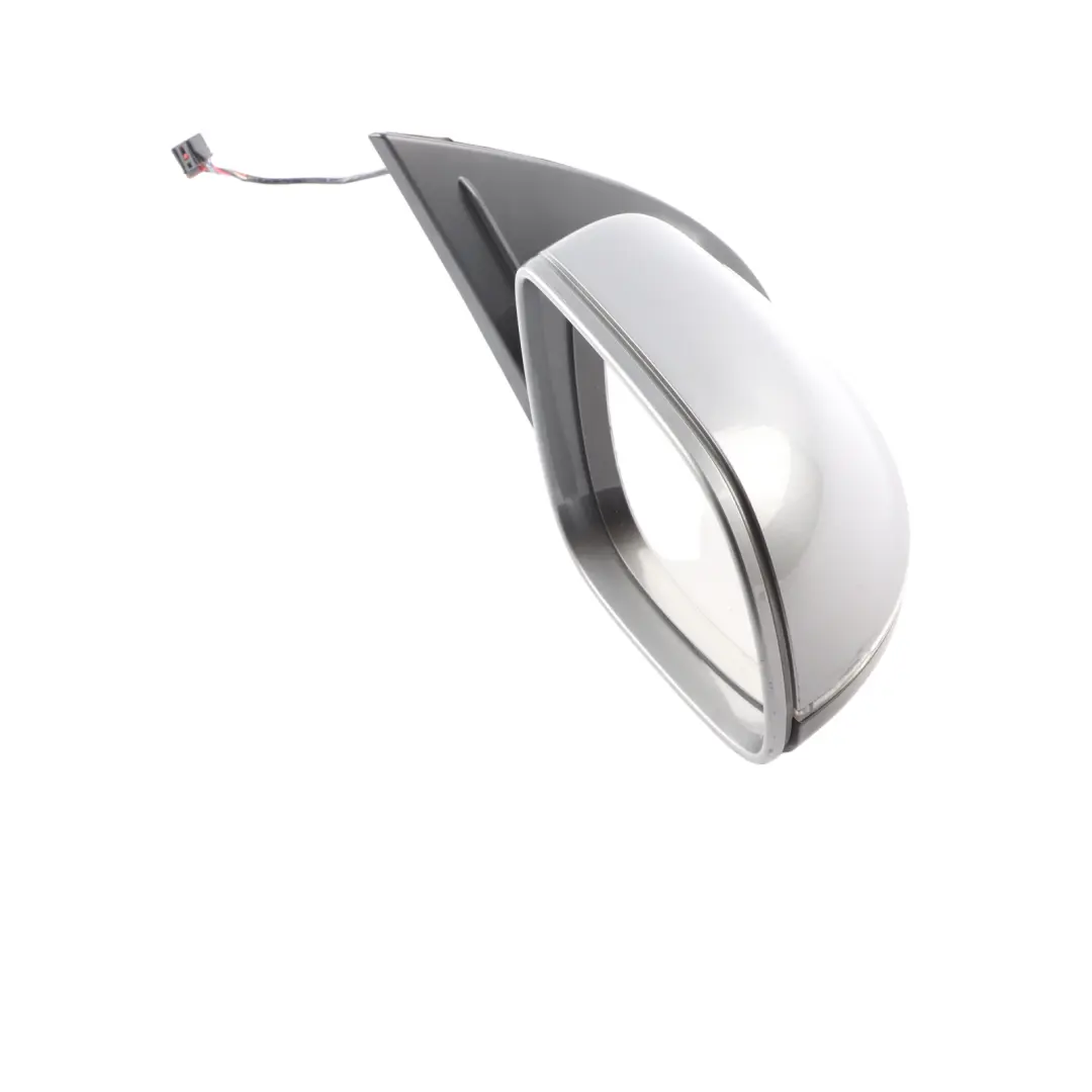 Audi Q7 4L Front Mirror Wing Door Electric Power Right O/S Graphite Grey - M7W - SKU RHD-4L2857410BE-GGR - Part number 4L2857410BE