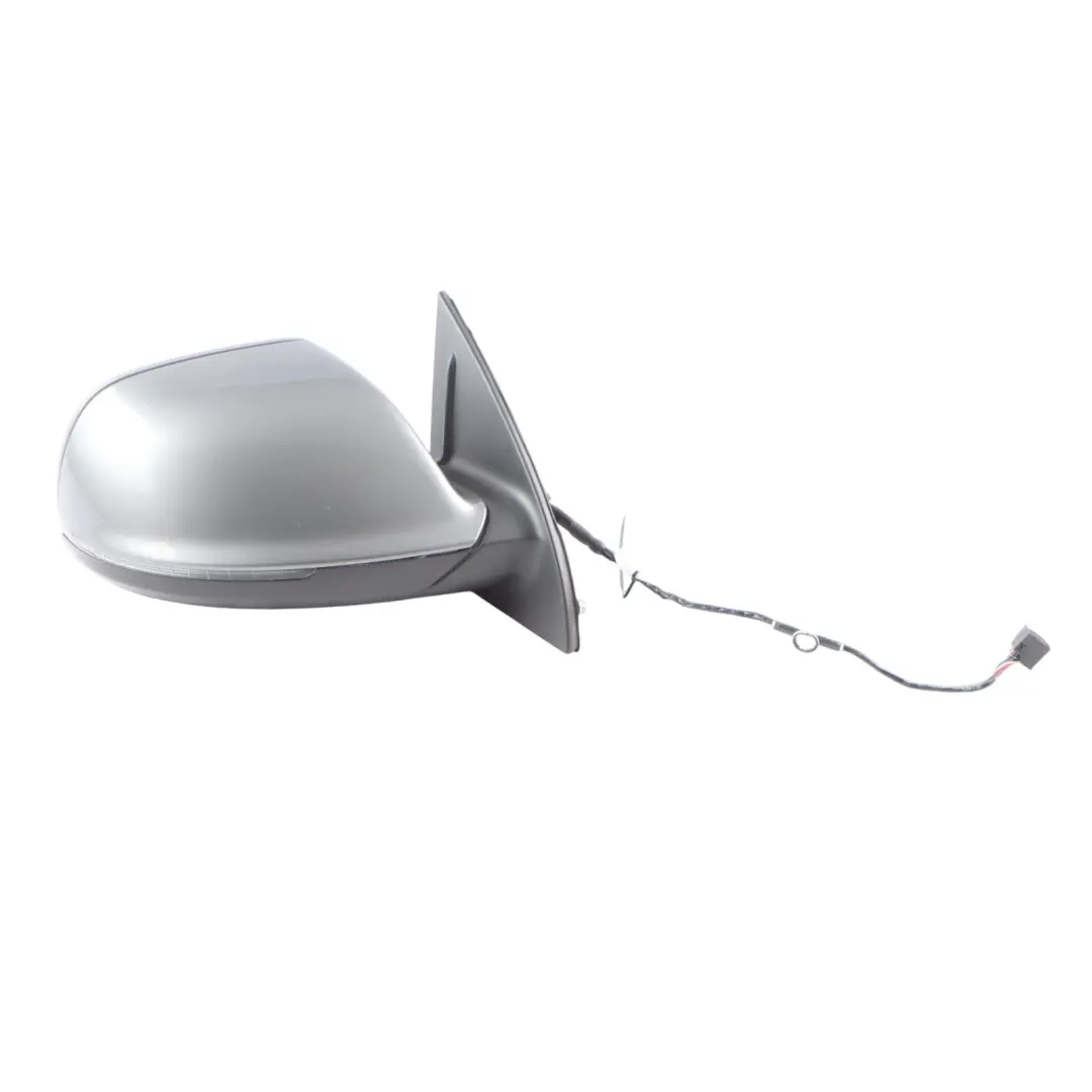 Audi Q7 4L Front Mirror Wing Door Electric Power Right O/S Graphite Grey - M7W - SKU RHD-4L2857410BE-GGR - Part number 4L2857410BE