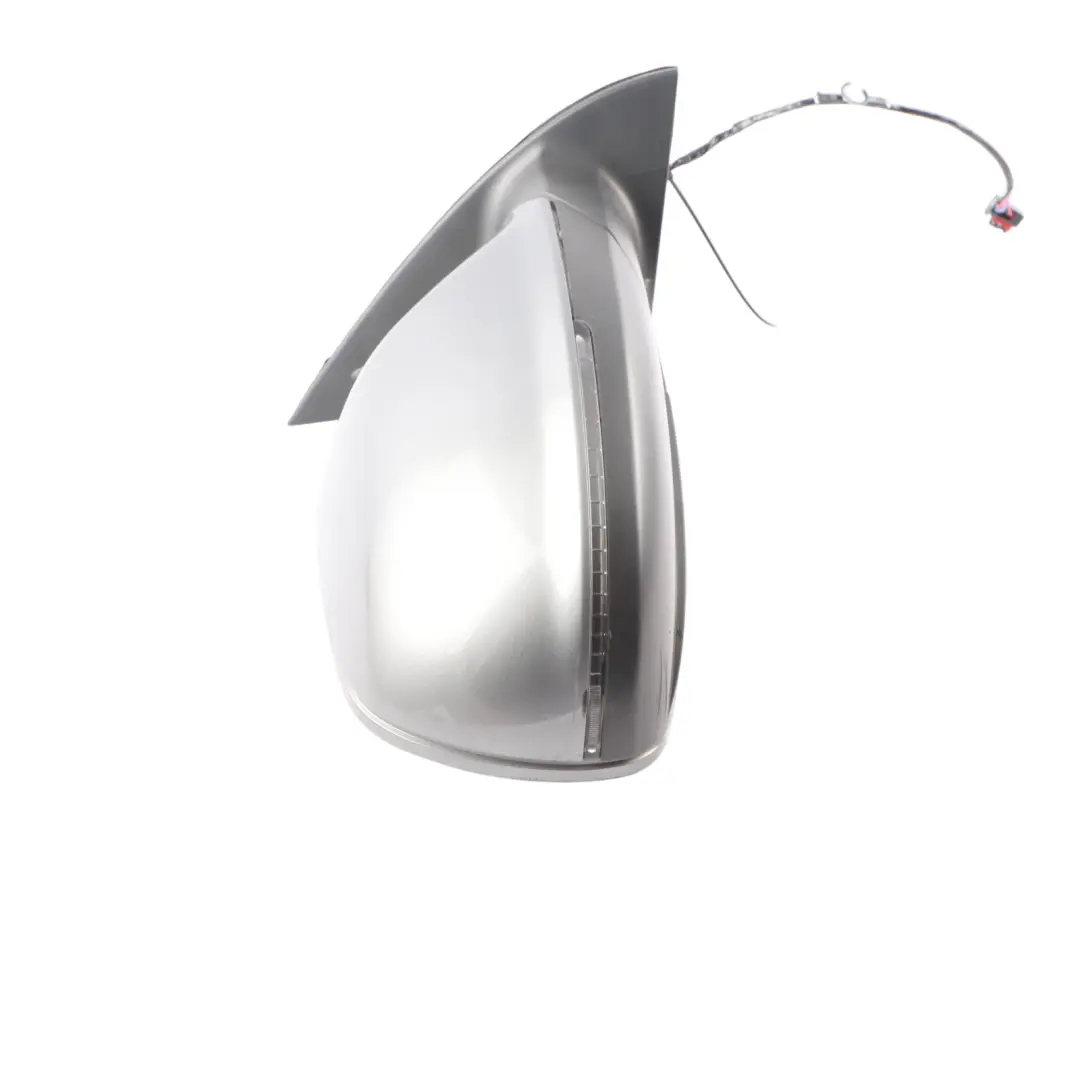 Audi Q7 4L Front Mirror Wing Door Electric Power Right O/S Graphite Grey - M7W - SKU RHD-4L2857410BE-GGR - Part number 4L2857410BE