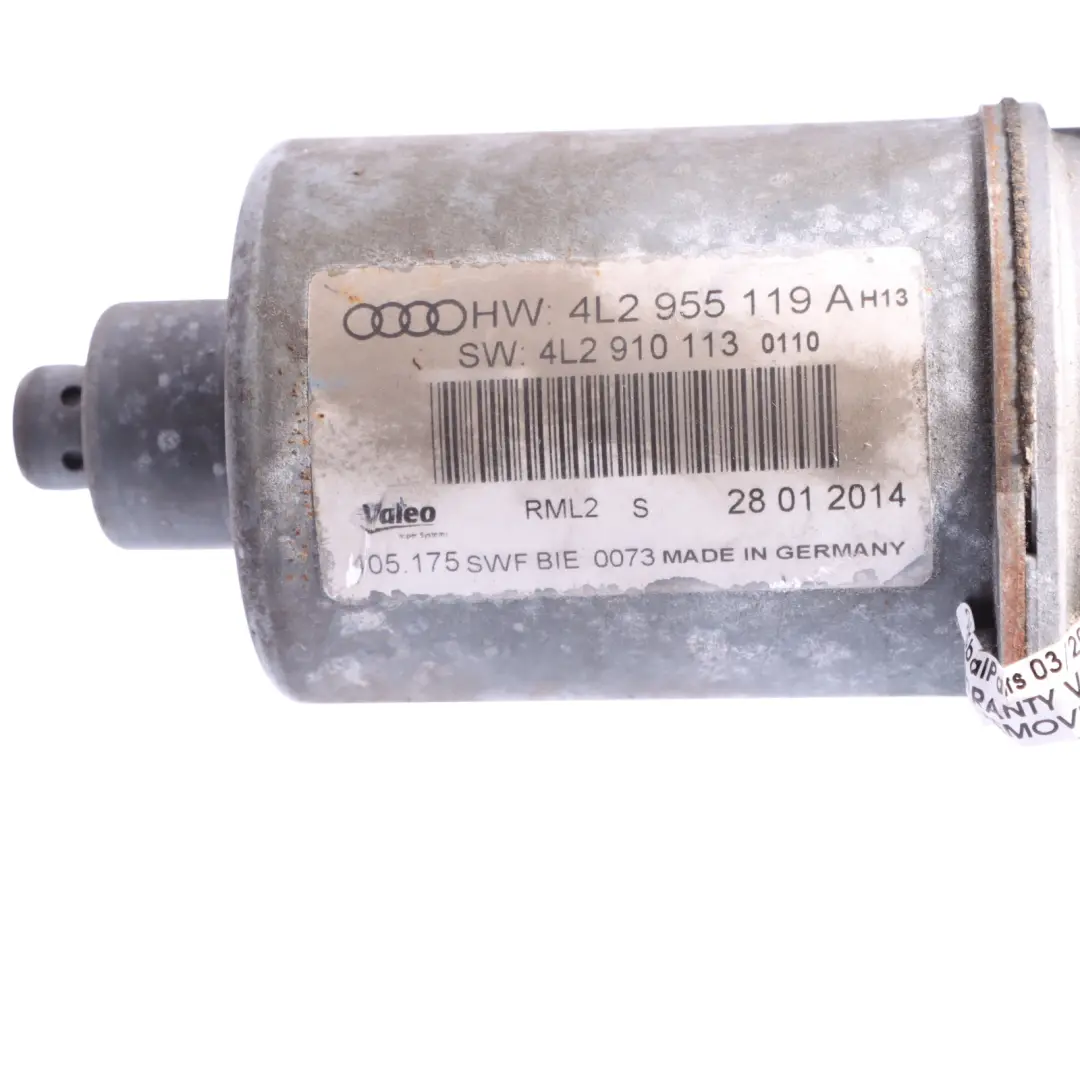 Audi Q7 4L Wiper Linkage System Front Windscreen Windshield Motor - SKU RHD-4L2955119A-1 - Part number 4L2955119A