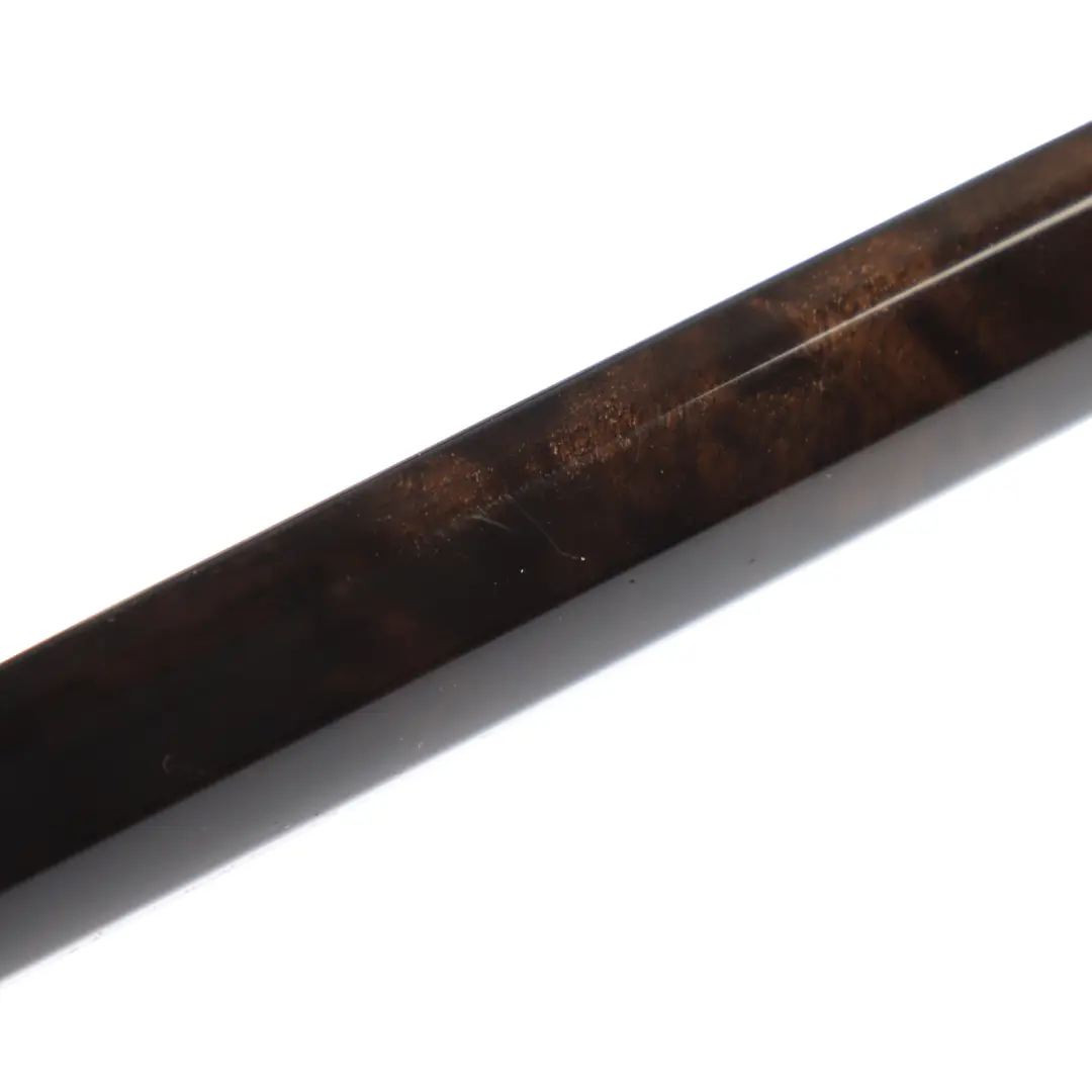 Dash Trim BMW E60 E61 LCI 3 Set Decor Strip Interior Cover Dark Wood Dunkel - SKU rhd-6974722-3 - Part number 6974722