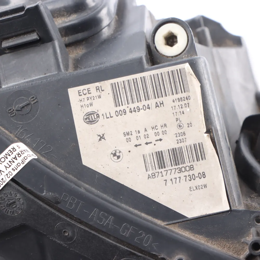 Headlight Headlamp Lamp Right O/S to BMW E60 E61 LCI with Part number 7177730 BMW E60 E61 LCI Headlight Headlamp Lamp Right O/S - SKU rhd-7177730-2 - Part number 7177730