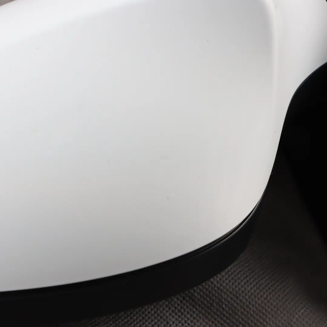 BMW E81 E88 Wing Mirror Heated Left N/S Alpinweiss White - 300 3 Pin - SKU RHD-7185373-AW - Part number 7185373