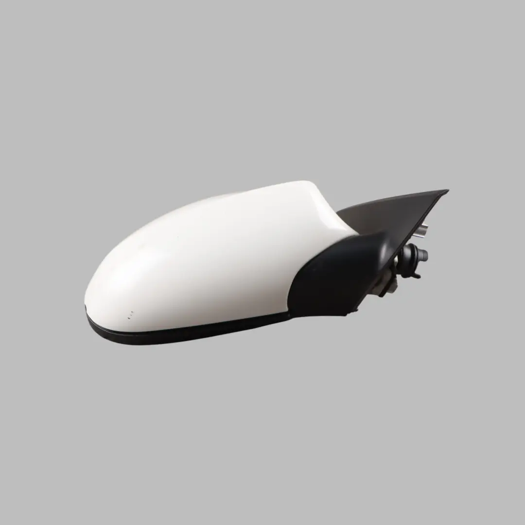 BMW E81 E82 E88 M Sport Power Fold Right Wing Mirror O/S Alpinweiss White - 300 - SKU RHD-7185374-AW - Part number 7185374