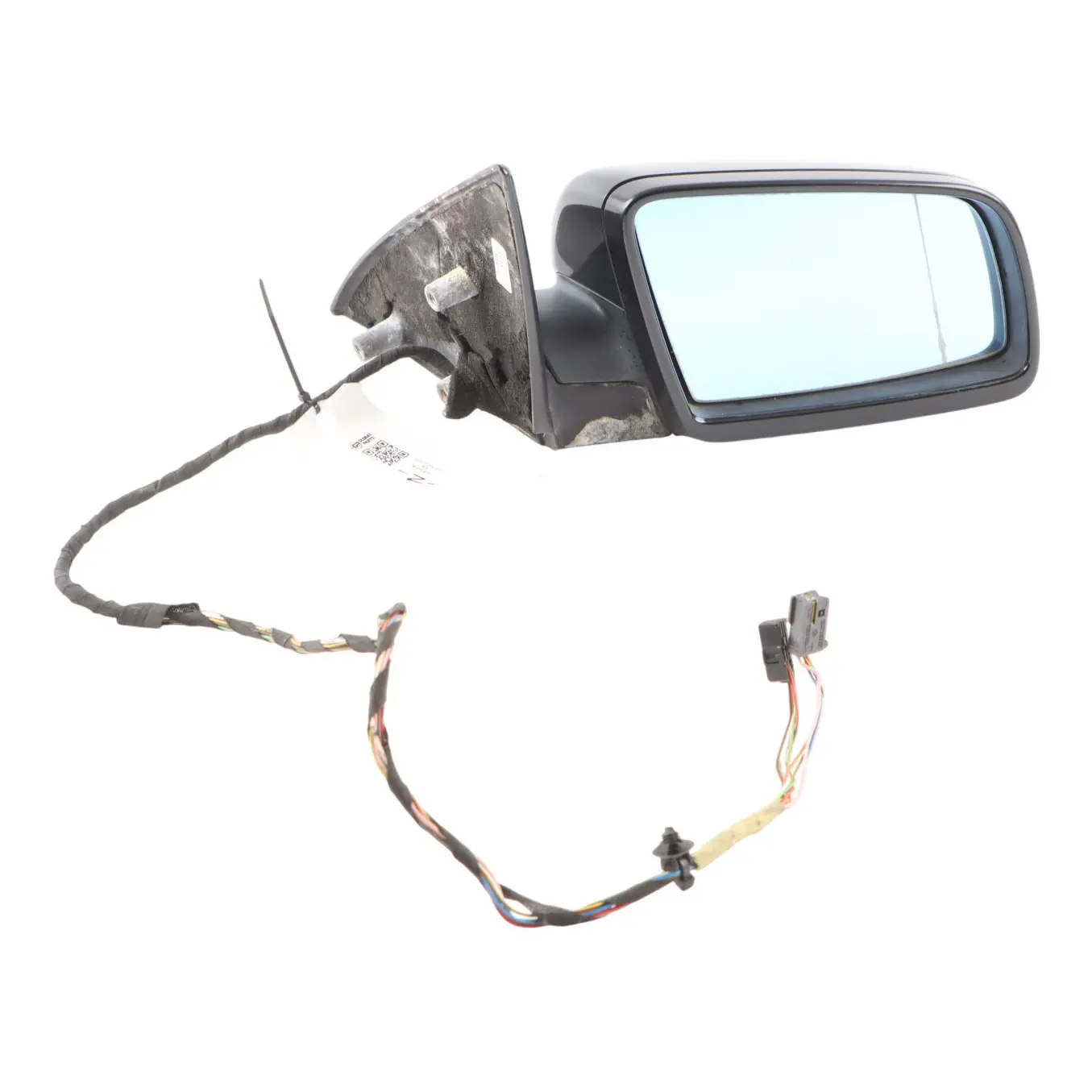 BMW E63 E64 Heated Right Wing Mirror O/S Black Sapphire Metallic - 475