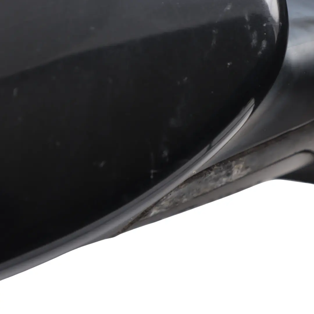 BMW E63 E64 Heated Right Wing Mirror O/S Black Sapphire Metallic - 475 - SKU rhd-7189342-BS - Part number 7189342