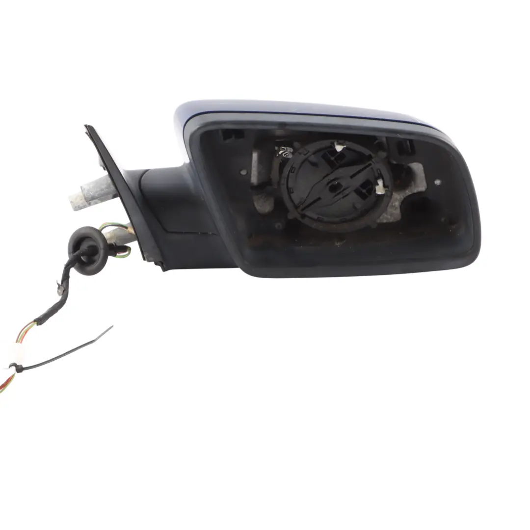 BMW E60 E61 LCI Wing Mirror Door Right O/S Outside Le Mans Blue Metallic - 381 - SKU RHD-7189574-LMB - Part number 7189574