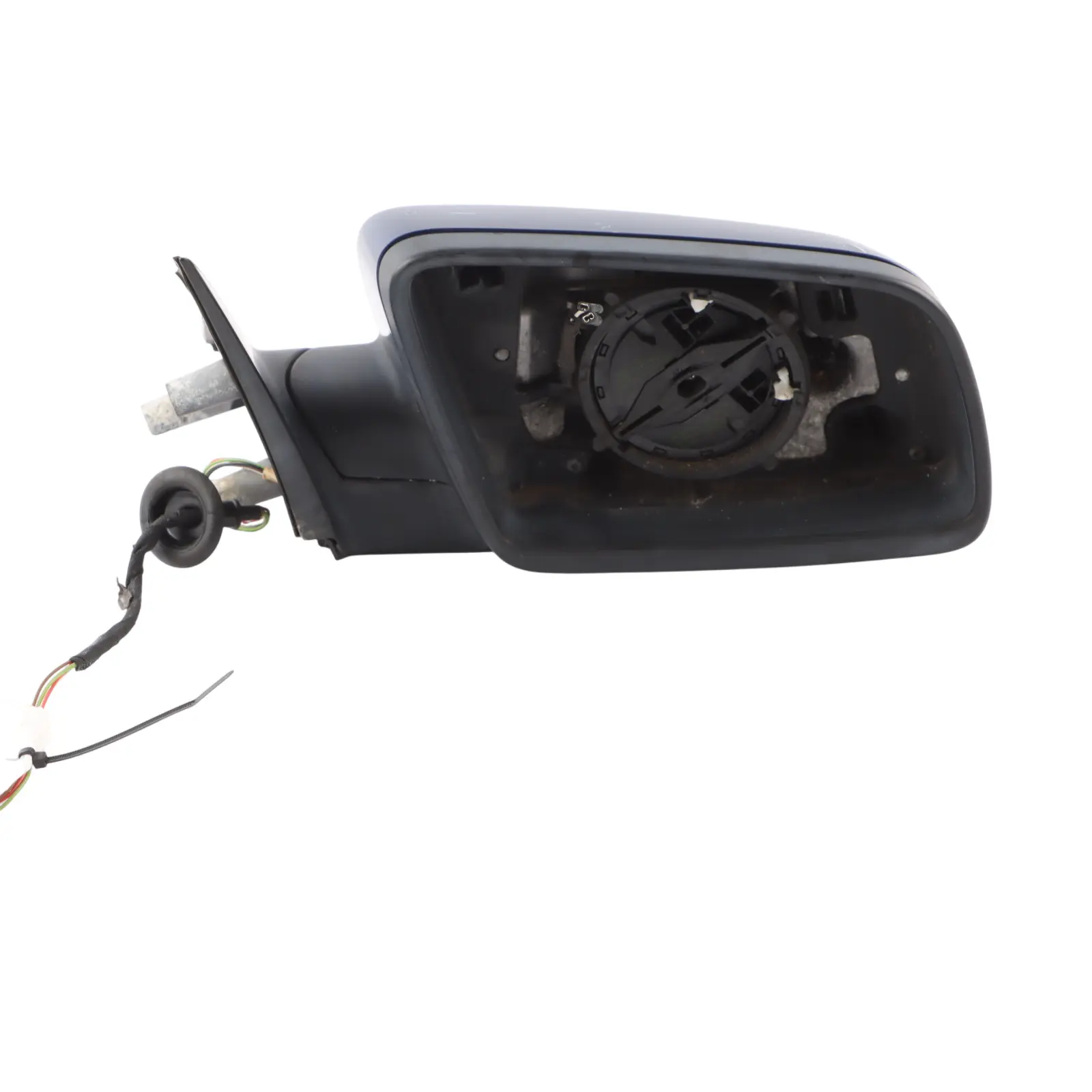 BMW E60 E61 LCI Wing Mirror Door Right O/S Outside Le Mans Blue Metallic - 381