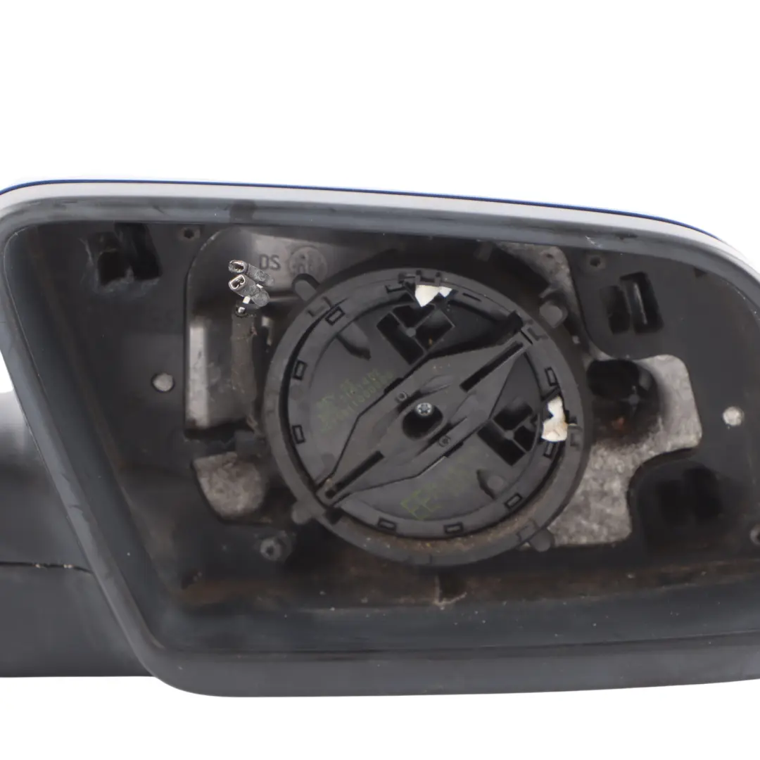 BMW E60 E61 LCI Wing Mirror Door Right O/S Outside Le Mans Blue Metallic - 381 - SKU RHD-7189574-LMB - Part number 7189574