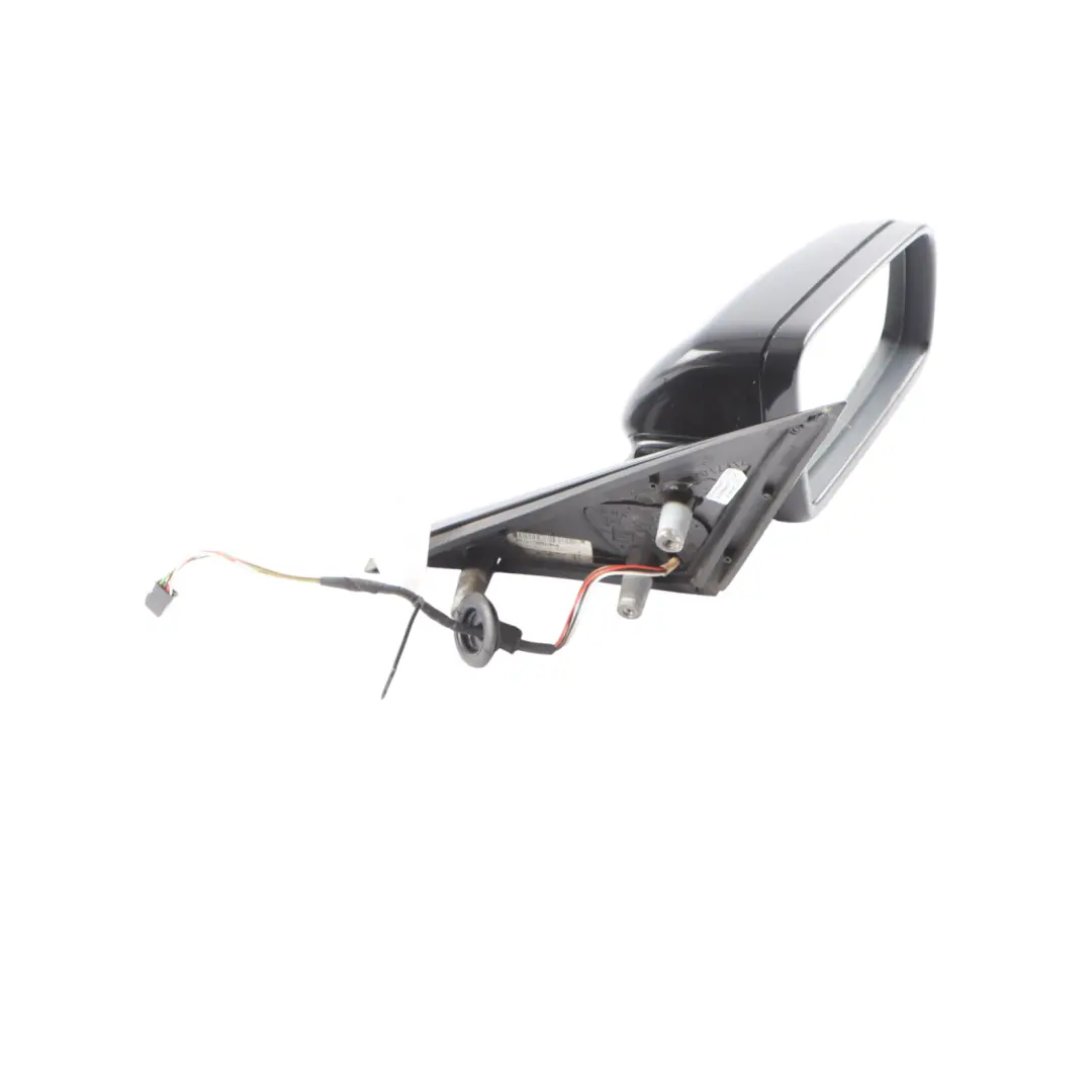  Wing Mirror BMW E60 E61 LCI M Sport Right O/S Schwarz 2 Black - 668 - SKU RHD-7189634-SCH - Part number 7189634