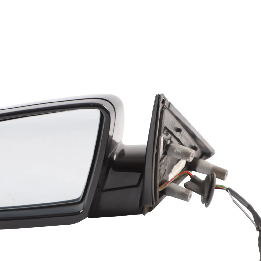 Left Wing Mirror Heated N/S Schwarz 2 Black - 668 to BMW E60 E61 LCI M Sport with Part number 7189635 BMW E60 E61 LCI M Sport Left Wing Mirror Heated N/S Schwarz 2 Black - 668 - SKU RHD-7189635-SCH - Part number 7189635