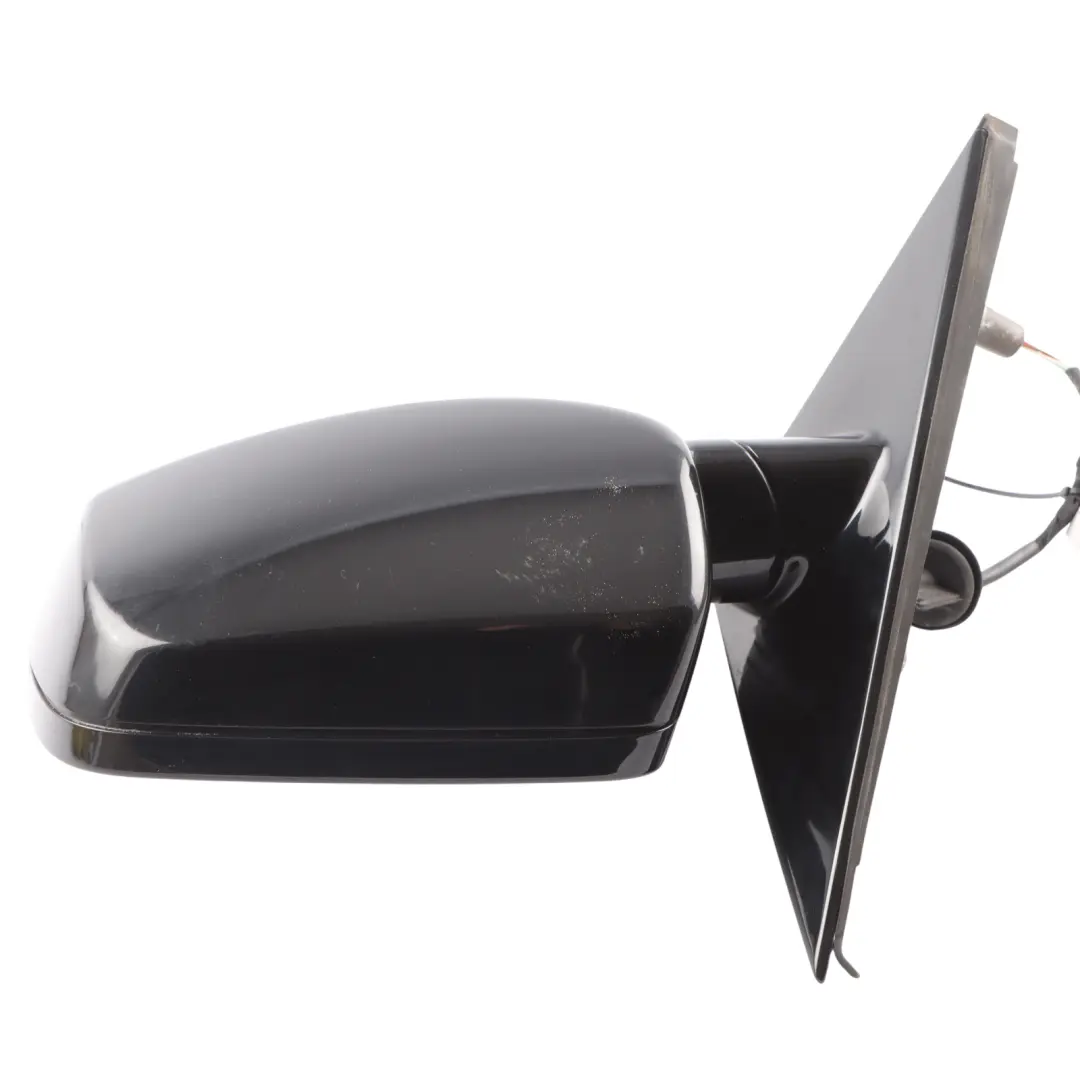 Left Wing Mirror Heated N/S Schwarz 2 Black - 668 to BMW E60 E61 LCI M Sport with Part number 7189635 BMW E60 E61 LCI M Sport Left Wing Mirror Heated N/S Schwarz 2 Black - 668 - SKU RHD-7189635-SCH - Part number 7189635