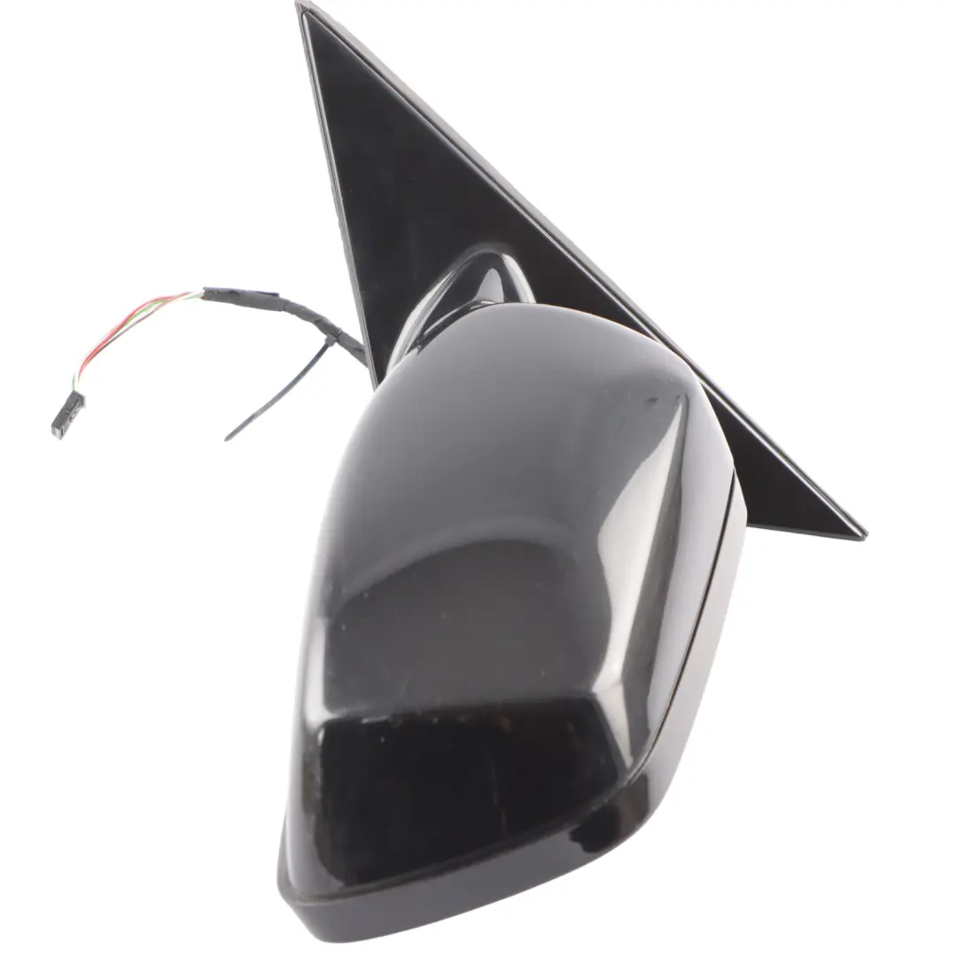 Left Wing Mirror Heated N/S Schwarz 2 Black - 668 to BMW E60 E61 LCI M Sport with Part number 7189635 BMW E60 E61 LCI M Sport Left Wing Mirror Heated N/S Schwarz 2 Black - 668 - SKU RHD-7189635-SCH - Part number 7189635