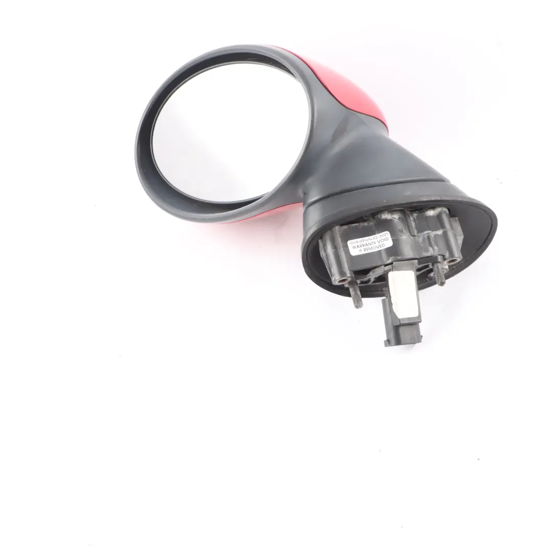 Wing Mirror Mini Cooper R50 R53 Left Door N/S Outside Chili Red - 851 3 Pins - SKU rhd-7192471-CHRED - Part number 7192471