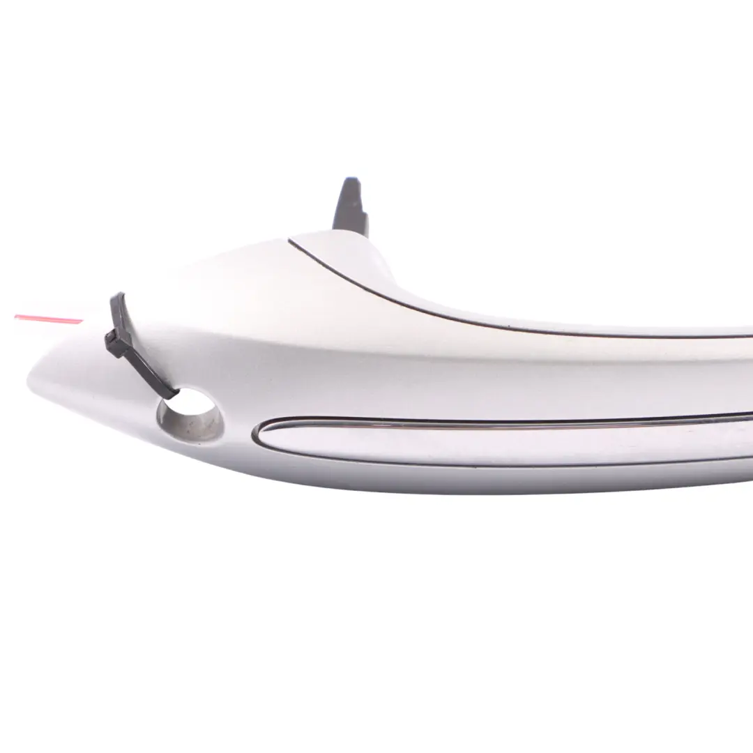 BMW F07 GT Outside Door Handle Front Right O/S Titansilber Silver - 354 - SKU RHD-7231928-TS - Part number 7231928