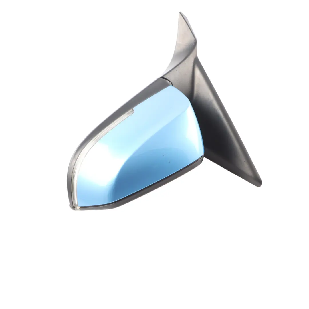 BMW F20 Wing Mirror Heated Left N/S Outside 6 Pins Estoril Blue - B45 - SKU RHD-7242703-EB - Part number 7242703