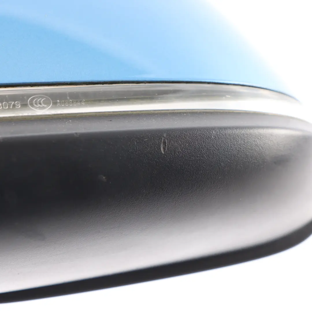 BMW F20 Wing Mirror Heated Left N/S Outside 6 Pins Estoril Blue - B45 - SKU RHD-7242703-EB - Part number 7242703