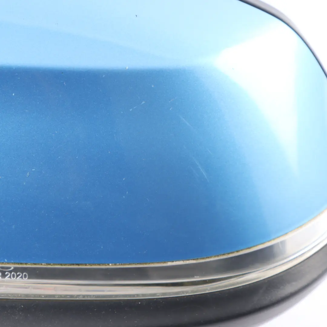 BMW F20 Wing Mirror Heated Left N/S Outside 6 Pins Estoril Blue - B45 - SKU RHD-7242703-EB - Part number 7242703