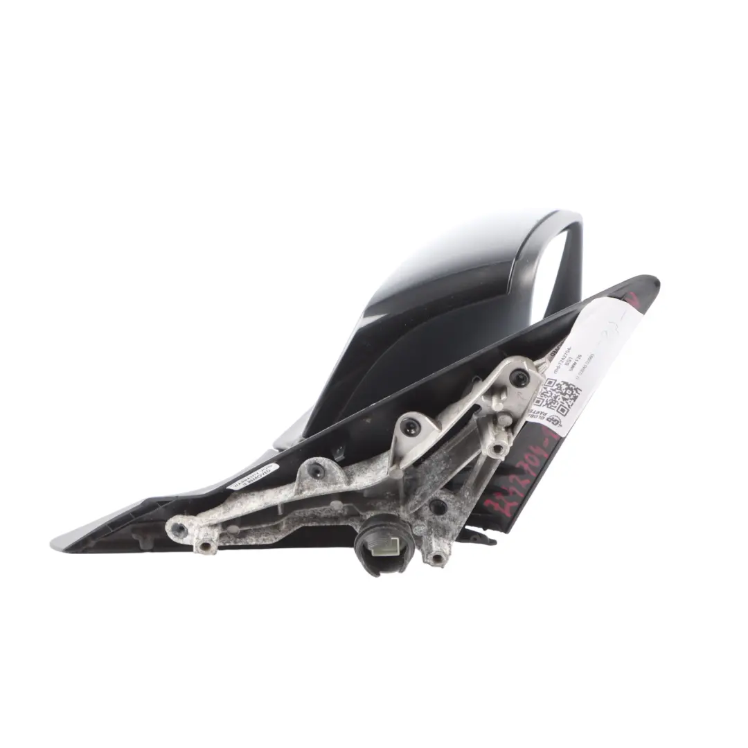 BMW F20 Wing Mirror Heated Door Right O/S Outside Black Sapphire Metallic - 475 - SKU RHD-7242704-BS1 - Part number 7242704