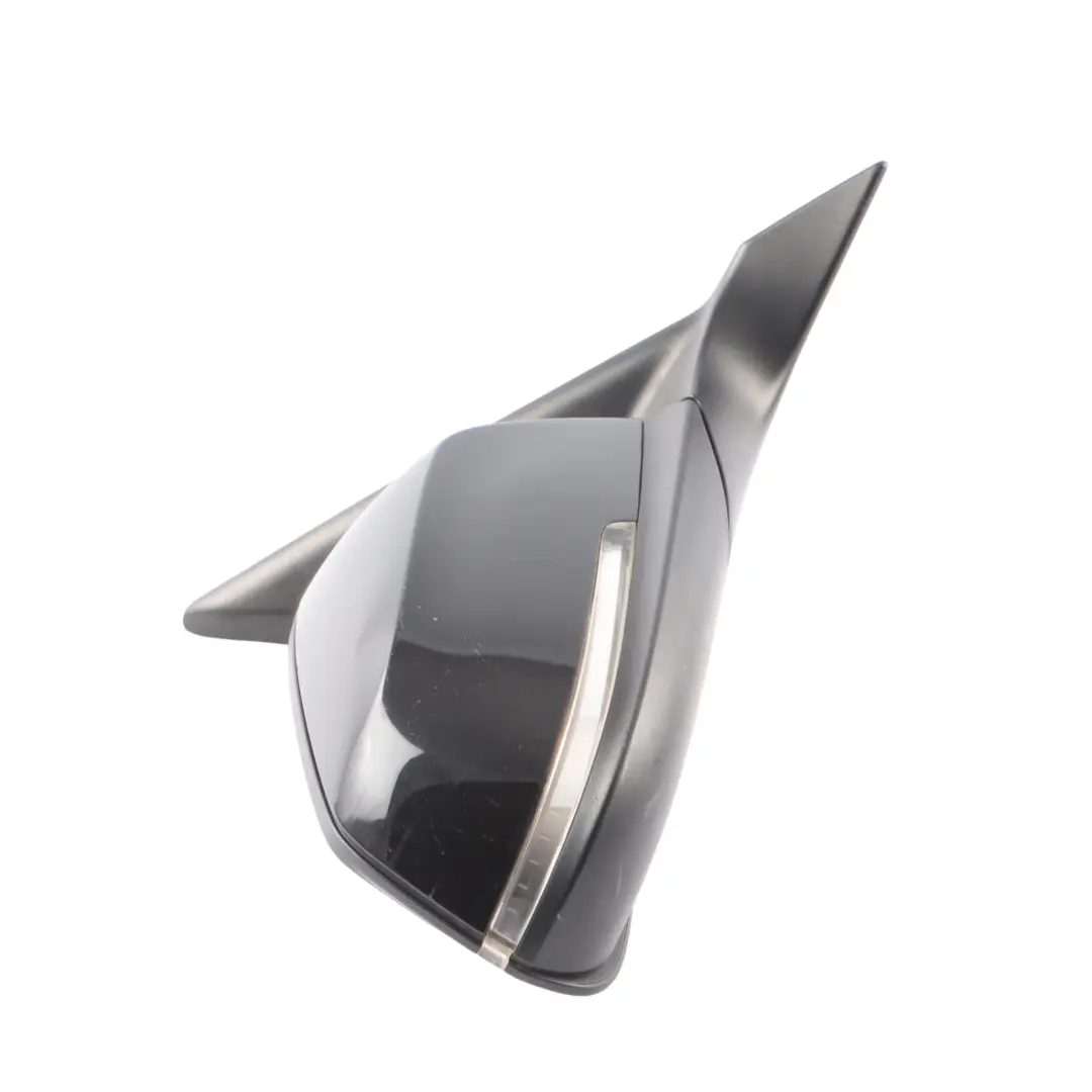 BMW F20 Wing Mirror Heated Door Right O/S Outside Black Sapphire Metallic - 475 - SKU RHD-7242704-BS1 - Part number 7242704