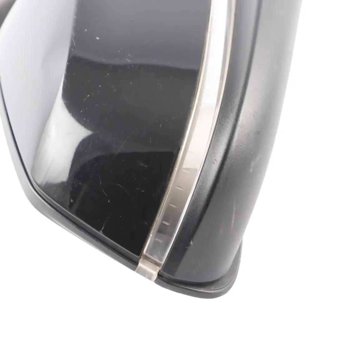 BMW F20 Wing Mirror Heated Door Right O/S Outside Black Sapphire Metallic - 475 - SKU RHD-7242704-BS1 - Part number 7242704