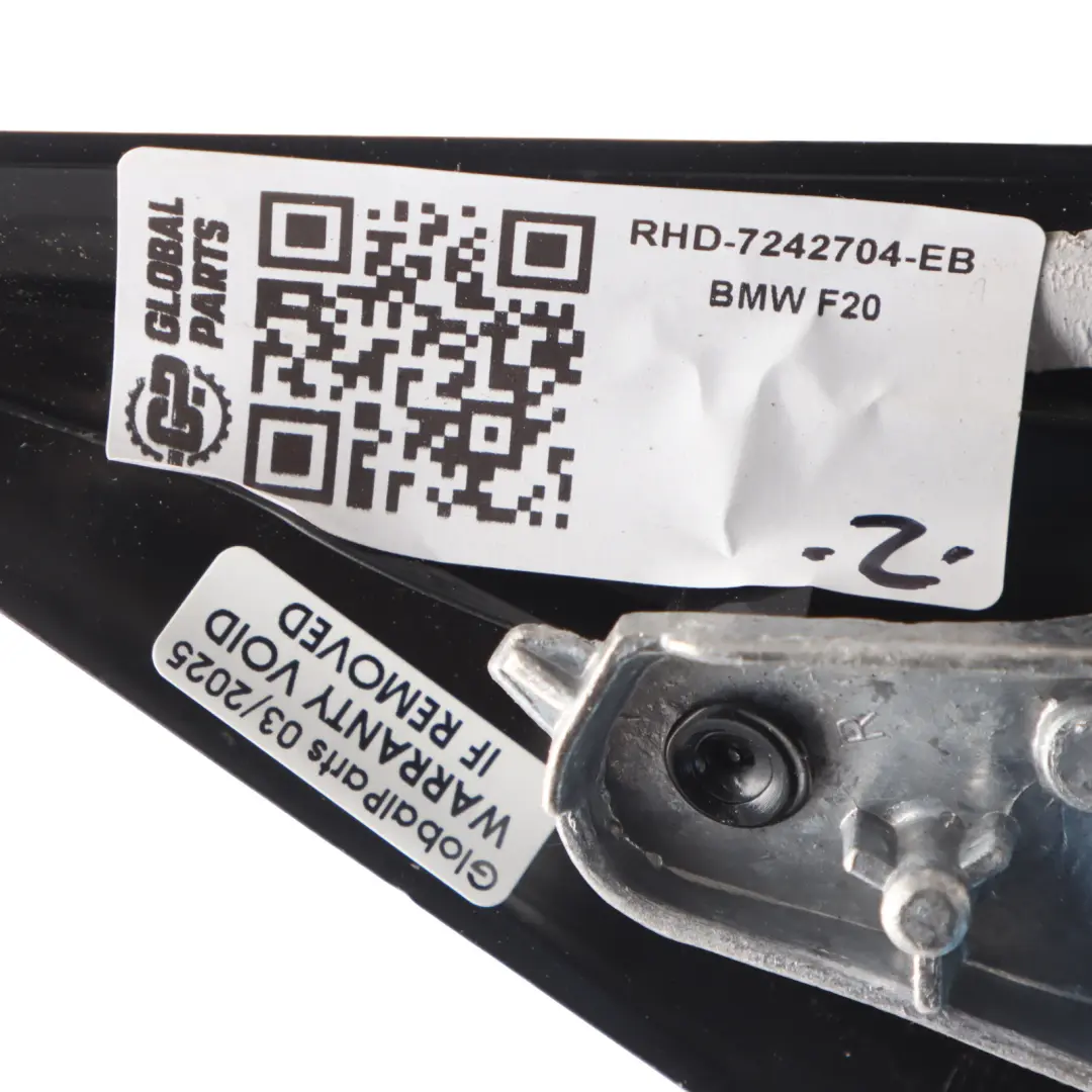 Wing Mirror BMW F20 Right O/S Door Heated 6 Pin Estoril Blue - B45 to with Part number 7242704 Wing Mirror BMW F20 Right O/S Door Heated 6 Pin Estoril Blue - B45 - SKU RHD-7242704-EB - Part number 7242704