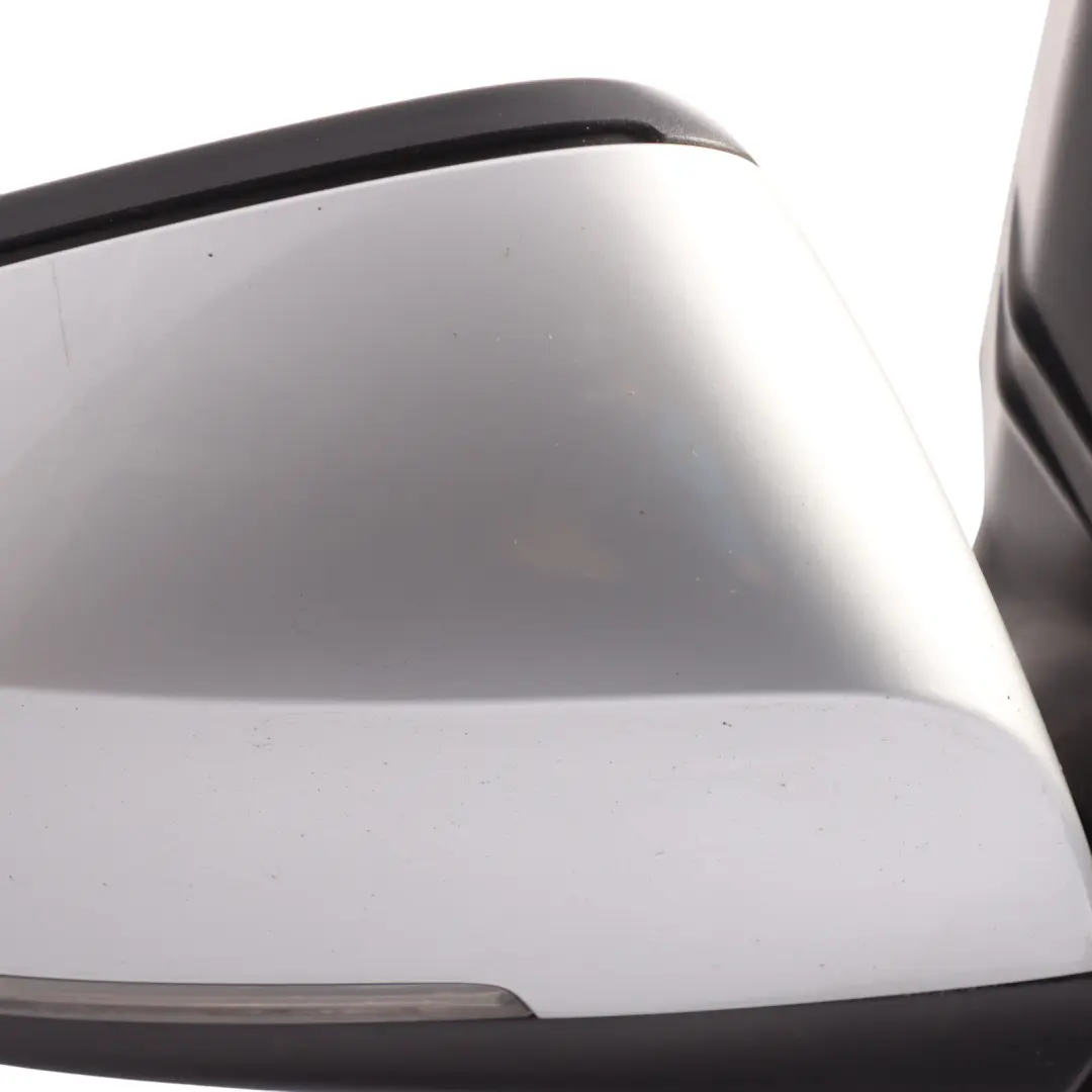 Heated Right Wing Mirror O/S Glacier Silber Silver A83 to BMW 1 Series F20 F20N LCI with Part number 7242704 BMW 1 Series F20 F20N LCI Heated Right Wing Mirror O/S Glacier Silber Silver A83 - SKU rhd-7242704-GSB - Part number 7242704