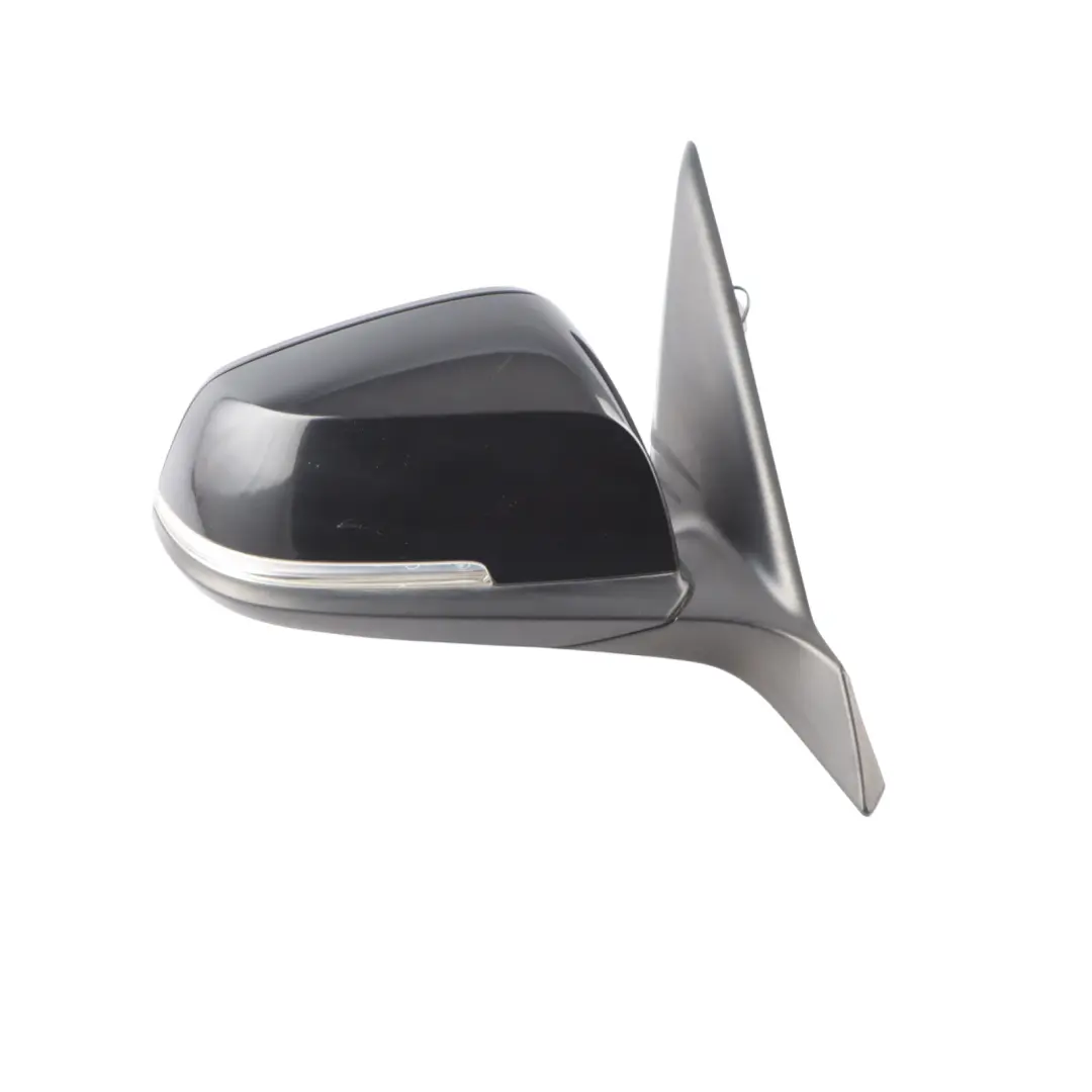BMW F20 Wing Mirror Heated Right O/S Schwarz 2 Black 668 6 Pins - SKU rhd-7242704-SCH - Part number 7242704