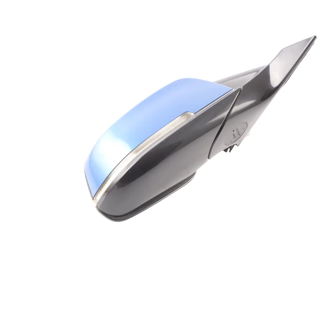 BMW F20 Wing Mirror Door Right O/S Heated High Gloss 6 Pins Estoril Blue - B45 - SKU rhd-7242780-EB - Part number 7242780