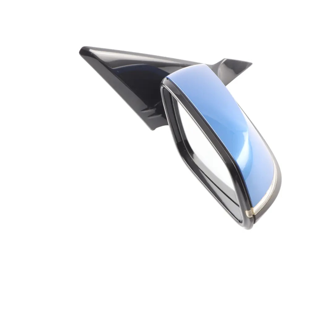BMW F20 Wing Mirror Door Right O/S Heated High Gloss 6 Pins Estoril Blue - B45 - SKU rhd-7242780-EB - Part number 7242780