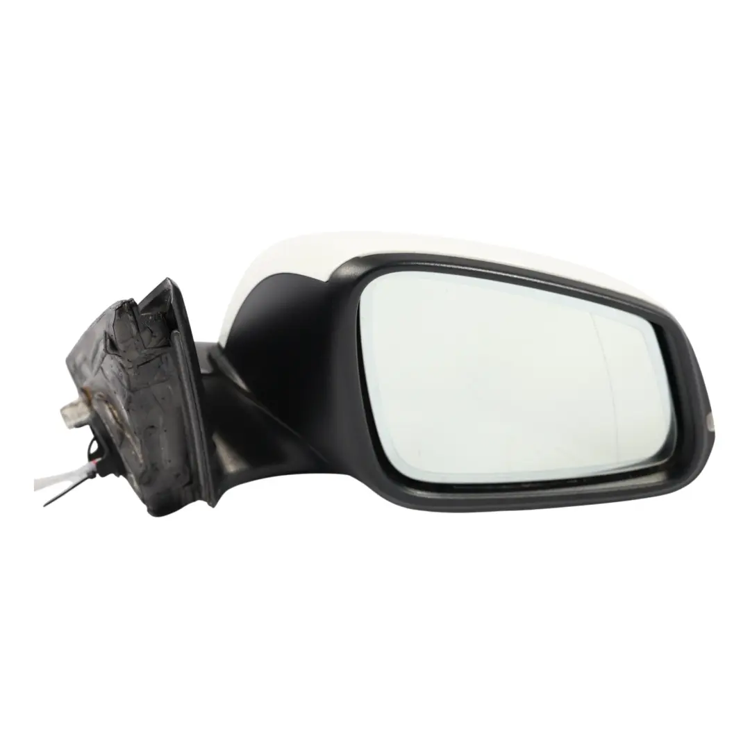 BMW F30 F31 Wing Mirror Heated Auto Dip Right O/S Alpine White - 300 - SKU RHD-7245138-AW - Part number 7245138