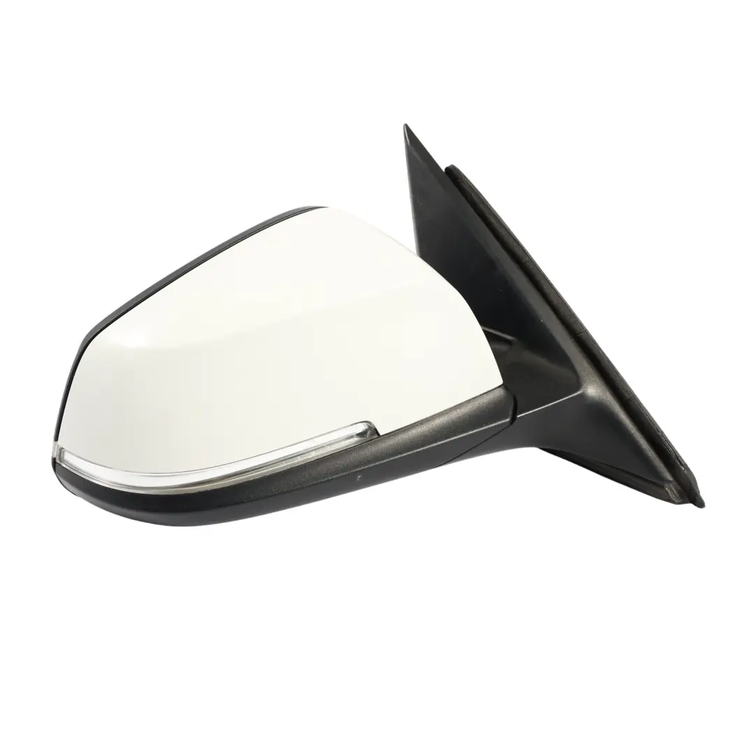 BMW F30 F31 Wing Mirror Heated Auto Dip Right O/S Alpine White - 300 - SKU RHD-7245138-AW - Part number 7245138