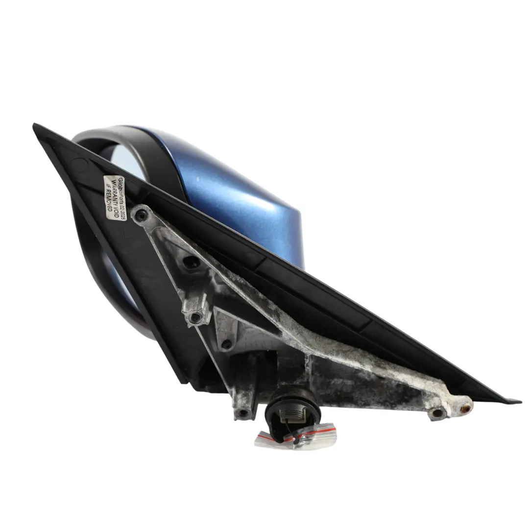 BMW E87 LCI Heated Left Wing Mirror N/S Montegoblau Blue Metallic - A51 - SKU RHD-7268125-MTB1 - Part number 7268125