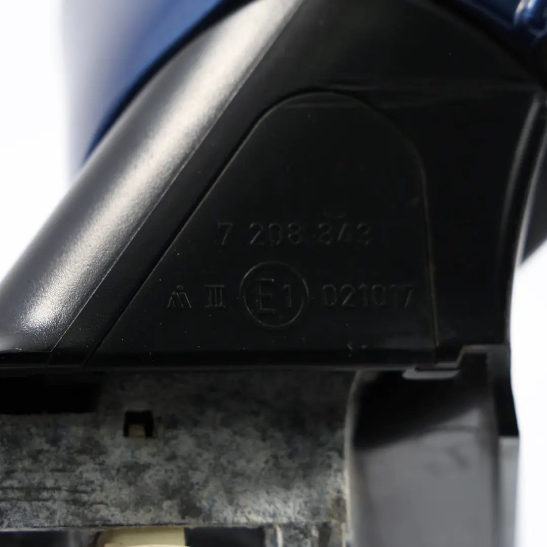 Heated Left Wing Mirror N/S Montegoblau Blue Metallic - A51 to BMW E87 LCI with Part number 7268125 BMW E87 LCI Heated Left Wing Mirror N/S Montegoblau Blue Metallic - A51 - SKU RHD-7268125-MTB1 - Part number 7268125