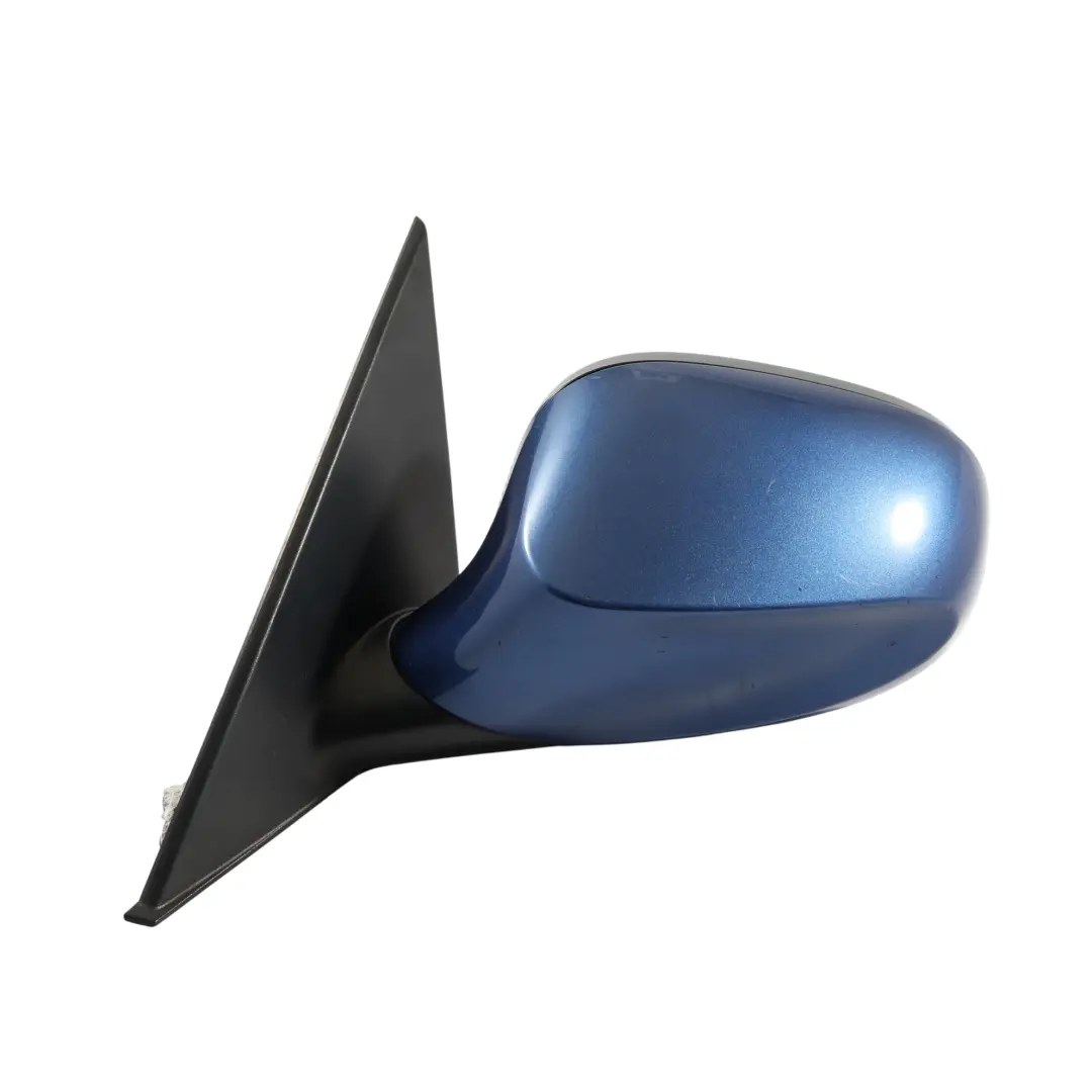 BMW E87 LCI Heated Left Wing Mirror N/S Montegoblau Blue Metallic - A51 - SKU RHD-7268125-MTB1 - Part number 7268125