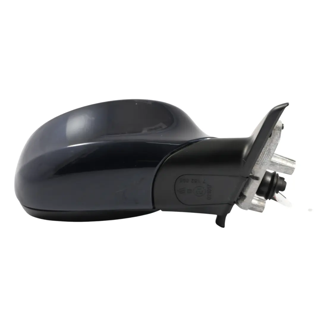 BMW E90 E91 LCI Heated Wing Mirror View Right O/S Monaco Blue - A35 - SKU RHD-7268264-MB - Part number 7268264