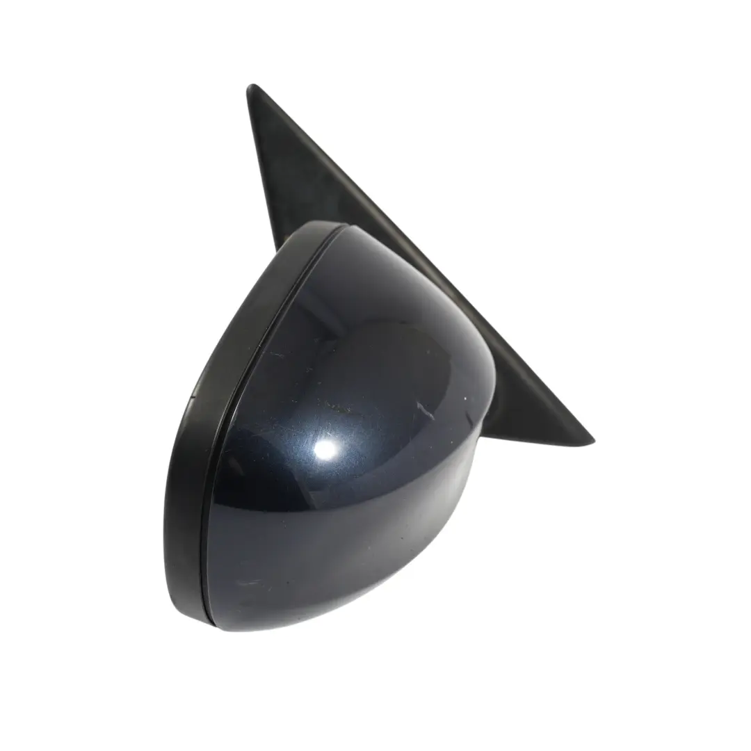 BMW E90 E91 LCI Heated Wing Mirror View Right O/S Monaco Blue - A35 - SKU RHD-7268264-MB - Part number 7268264