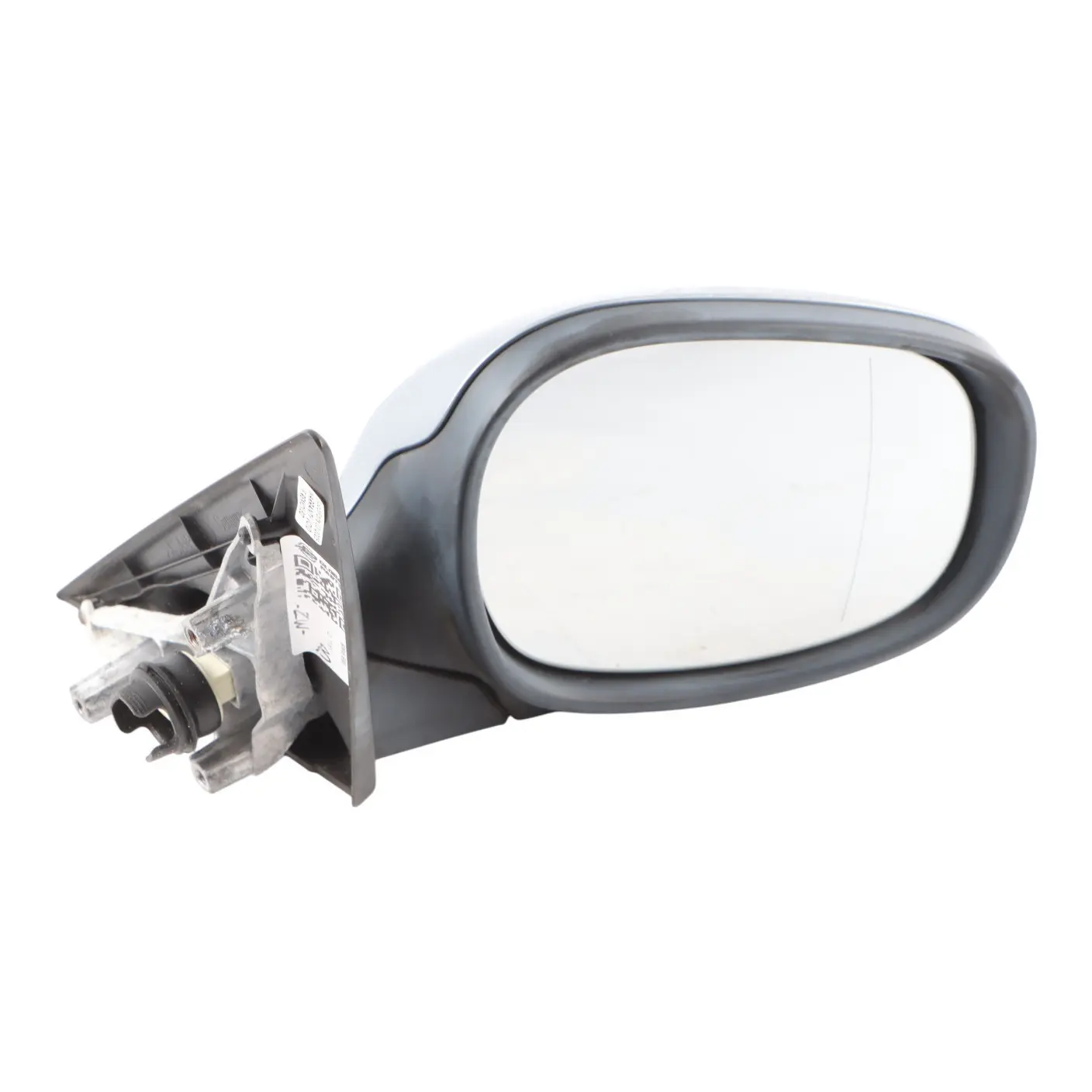 BMW 3 Series E90 E91 LCI Heated Right Wing Mirror O/S Bluewater Blue Water 896