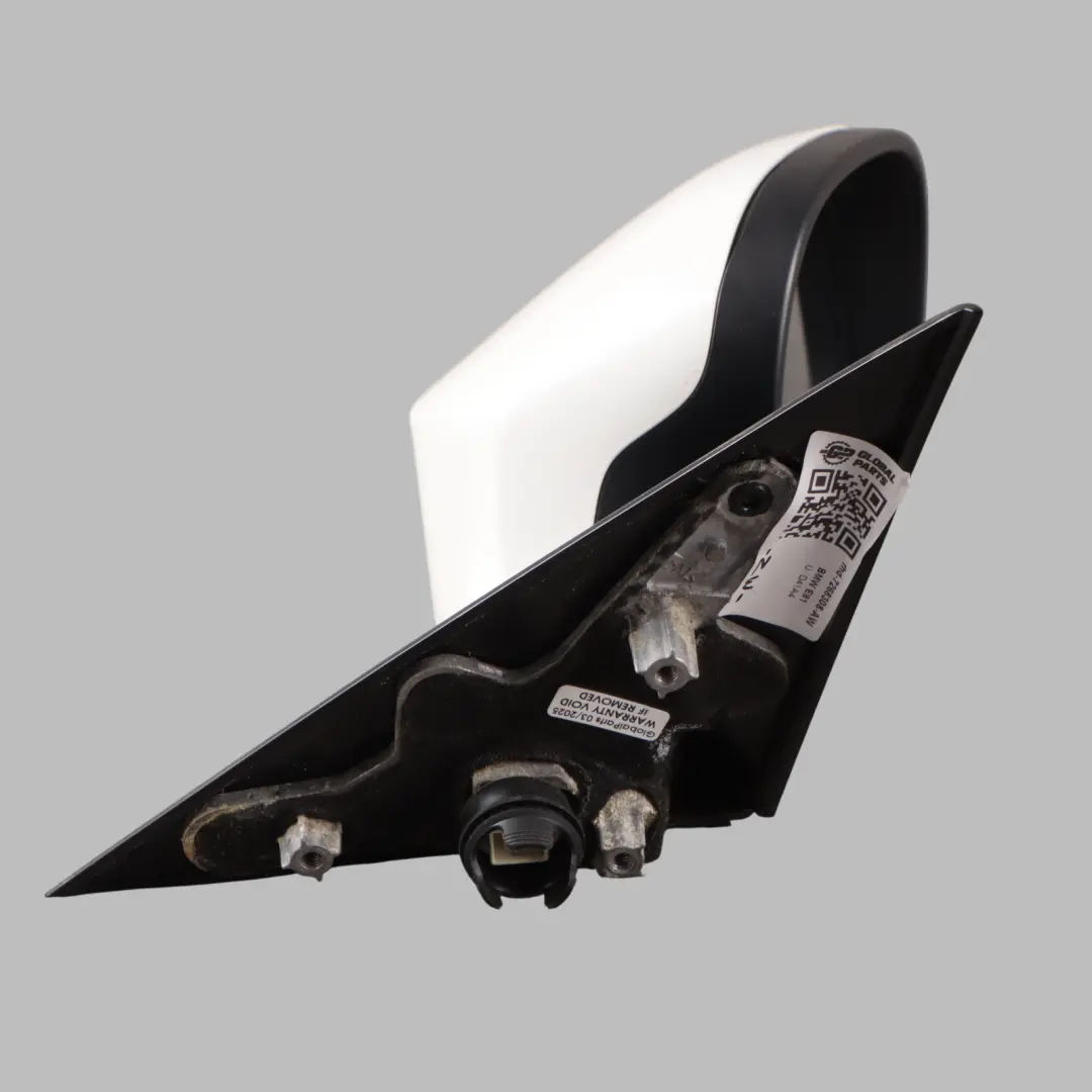 Wing Mirror BMW E81 E82 E88 Heated Right O/S Alpinweiss Alpine White 300 5 Pins to with Part number 7268308 Wing Mirror BMW E81 E82 E88 Heated Right O/S Alpinweiss Alpine White 300 5 Pins - SKU rhd-7268308-AW - Part number 7268308