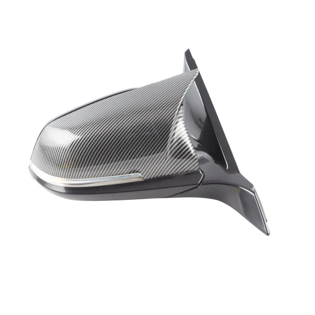 BMW F21 F22 F23 Exterior Door Wing Mirror Set Left Right N/O/S Carbon - SKU RHD-7268635-7268636-CARBON - Part number 7268635-7268636