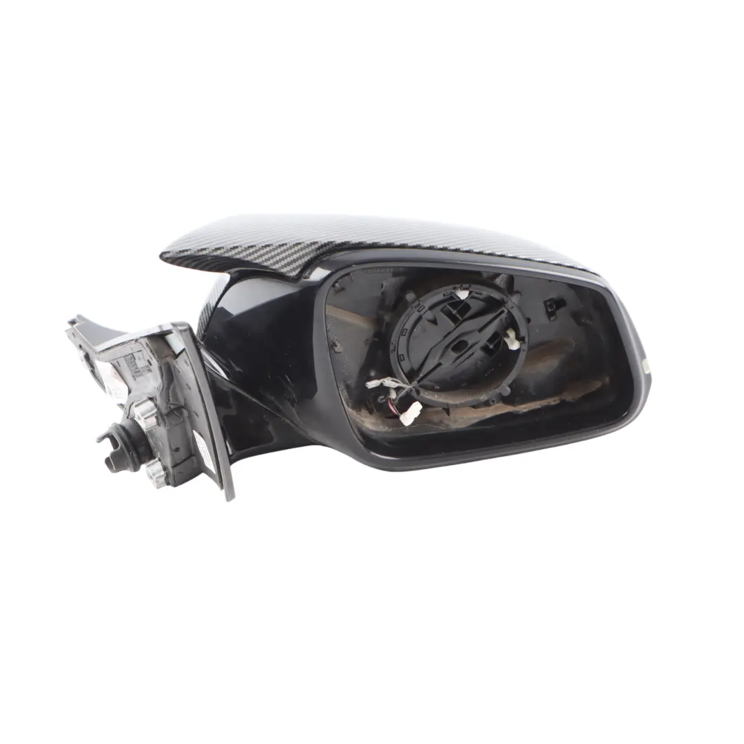 BMW F21 F22 F23 Exterior Door Wing Mirror Set Left Right N/O/S Carbon - SKU RHD-7268635-7268636-CARBON - Part number 7268635-7268636