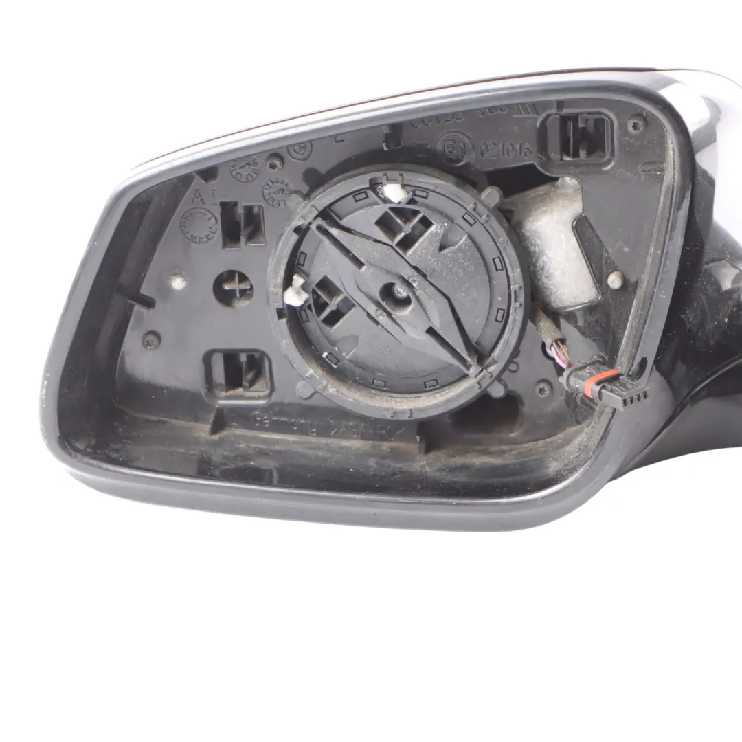  Wing Mirror BMW F10 F11 High Gloss Auto Dip Left N/S Black Sapphire Metallic 475 - SKU RHD-7283625-BS - Part number 7283625