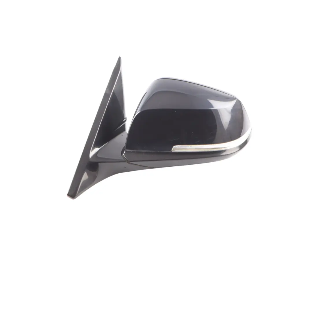 BMW F32 F36 Wing Mirror Heated Left N/S Auto Dip Carbon Black Metallic - 416 - SKU rhd-7285205-CAR - Part number 7285205