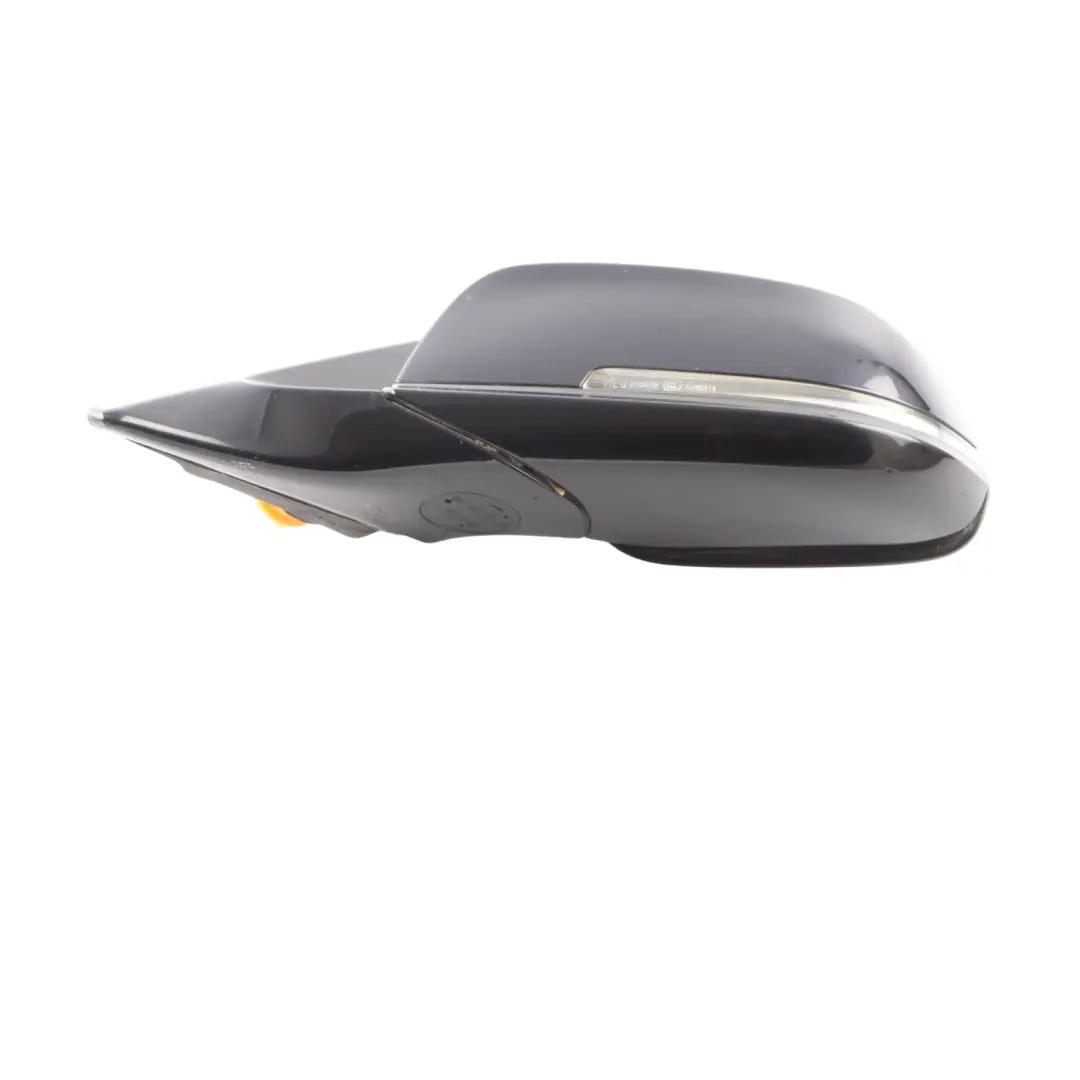 BMW F32 F36 Wing Mirror Heated Left N/S Auto Dip Carbon Black Metallic - 416 - SKU rhd-7285205-CAR - Part number 7285205