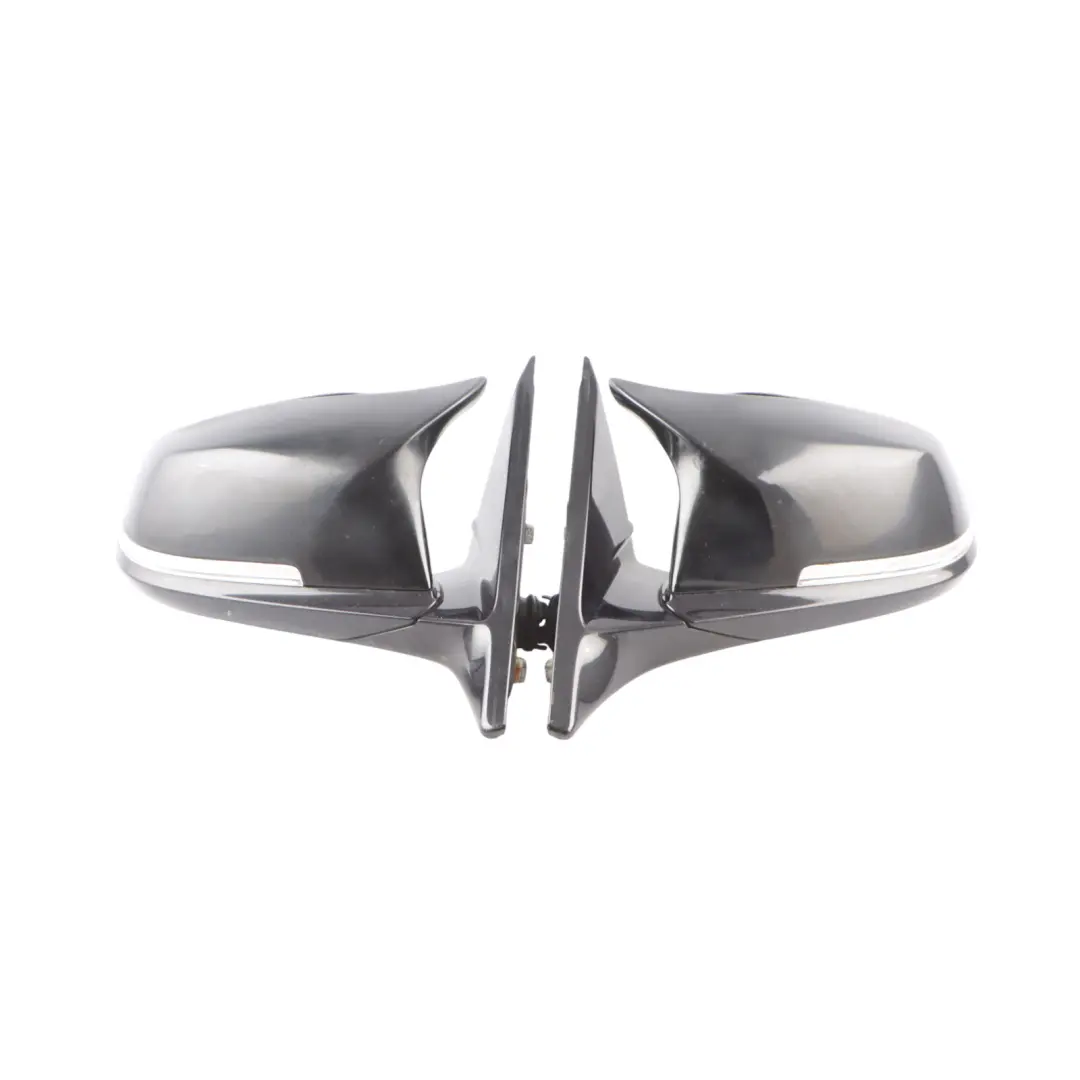  Door Wing Mirror BMW F32 F33 F36 Exterior Left Right N/O/S Black Set - SKU RHD-7285245-SET - Part number 7285245