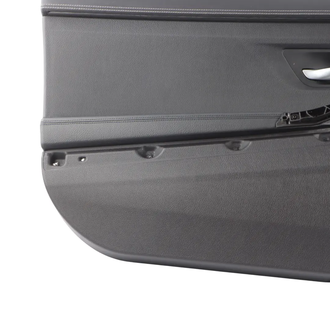 Door Card BMW F12 F13 Front Lining Trim Panel Left N/S Black Leather to with Part number 7291765 Door Card BMW F12 F13 Front Lining Trim Panel Left N/S Black Leather - SKU RHD-7291765 - Part number 7291765