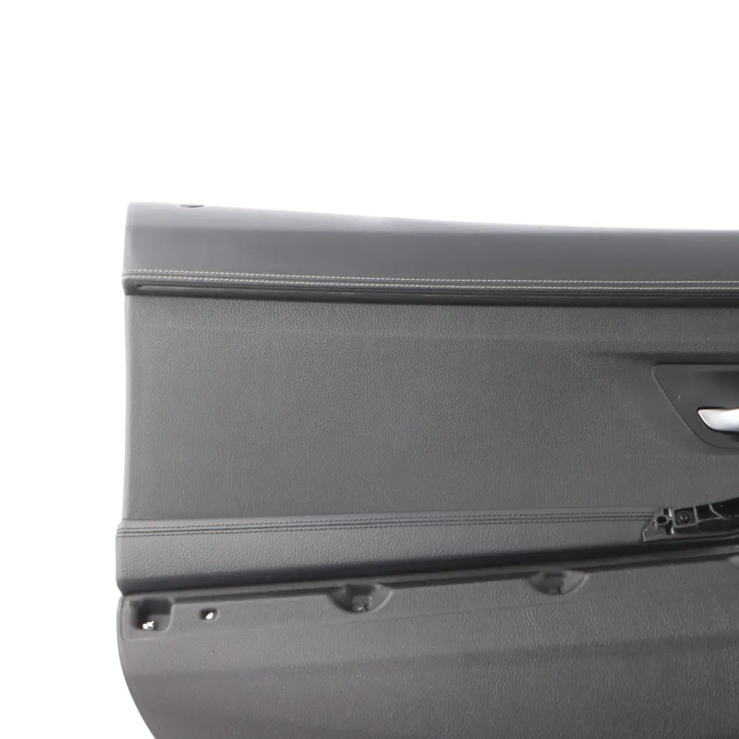  Door Card BMW F12 F13 Front Lining Trim Panel Left N/S Black Leather - SKU RHD-7291765 - Part number 7291765