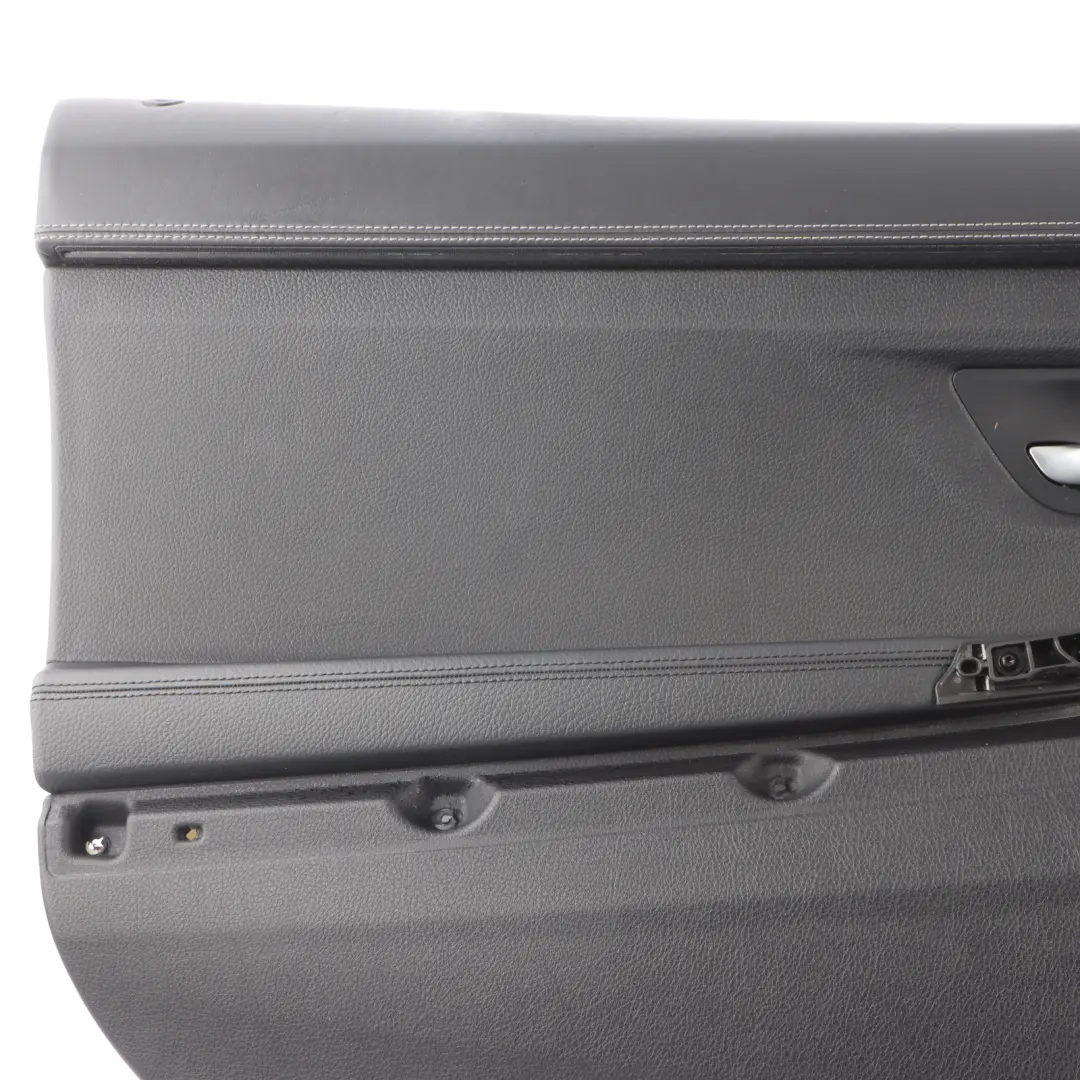  Door Card BMW F12 F13 Front Lining Trim Panel Left N/S Black Leather - SKU RHD-7291765 - Part number 7291765