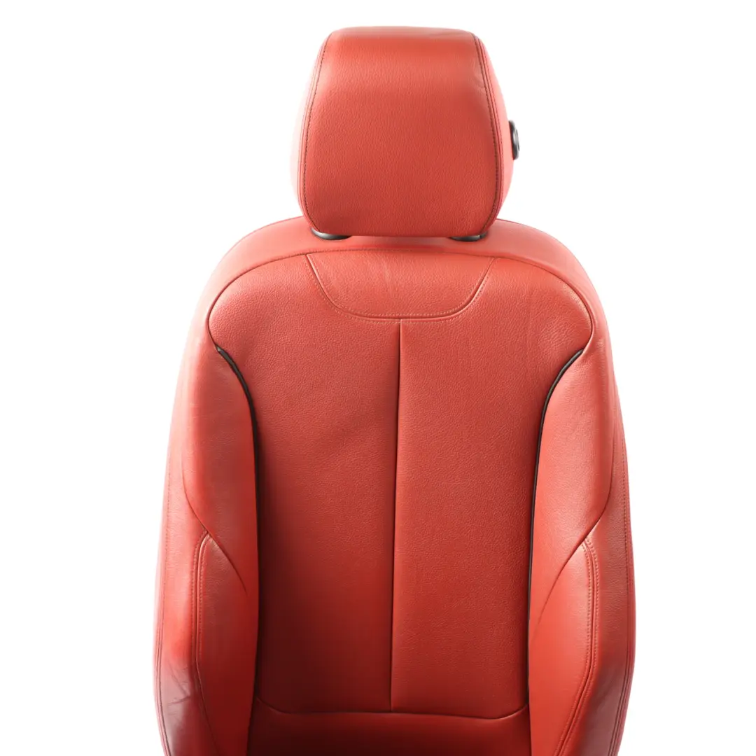 Front Seat BMW F36 M Sport Heated Memory Right O/S Leather Dakota Korall Rot Red  - SKU RHD-7295148-1 - Part number 7295148